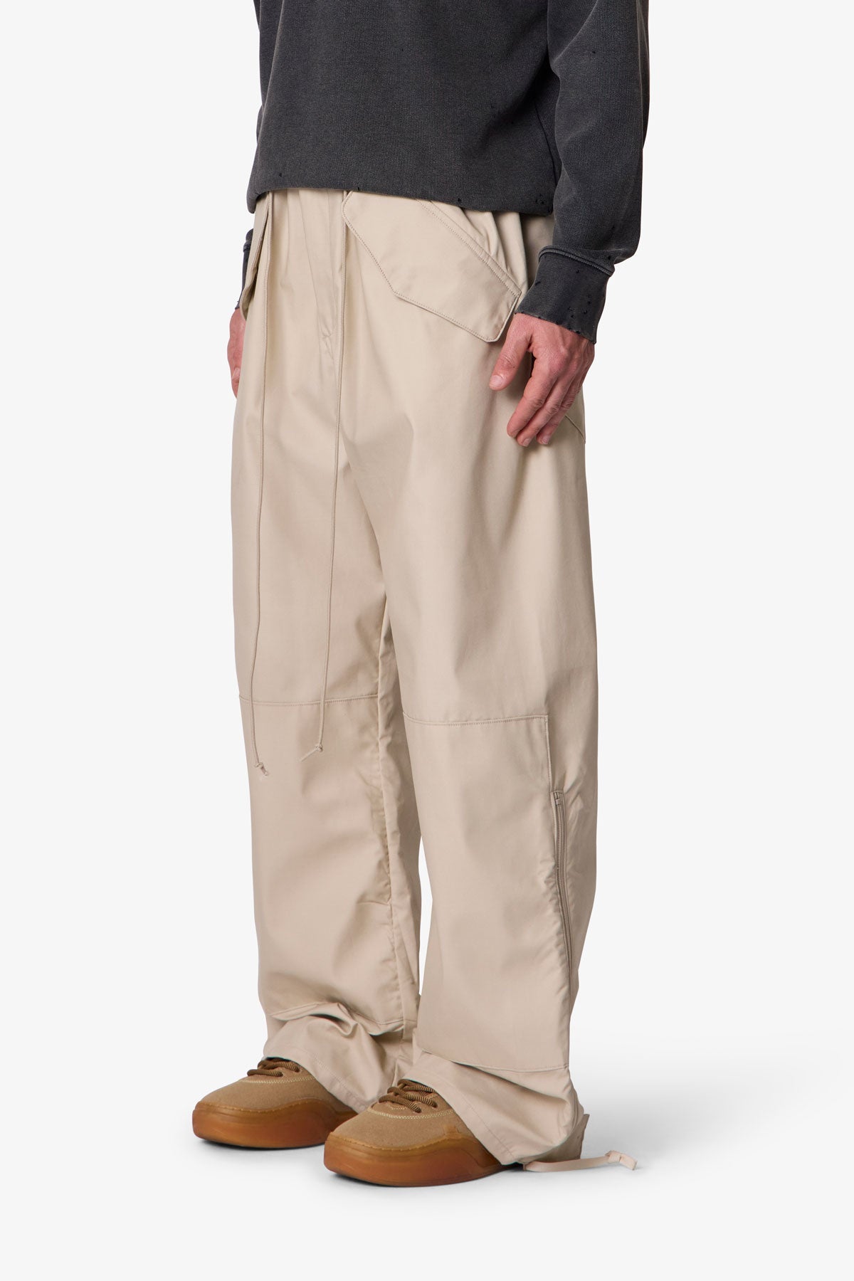 Baggy Military Pants - Off White