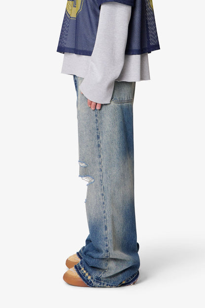 Baggy Rave Denim - Blue