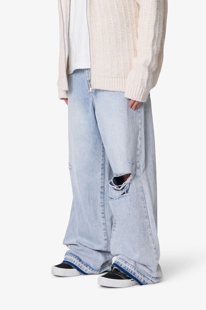 Baggy Rave Denim - Light Blue