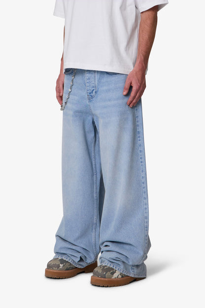 Baggy Washed Rave Denim - Washed Blue