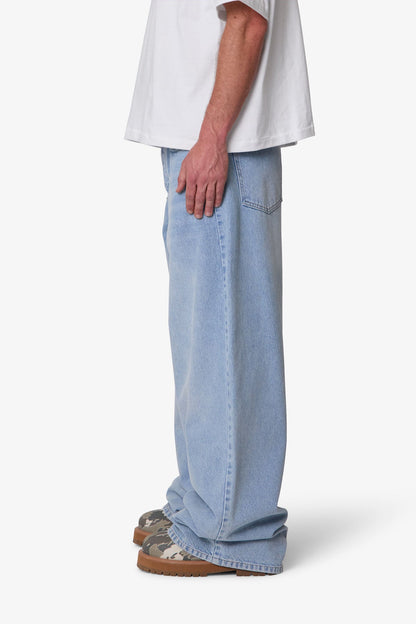 Baggy Washed Rave Denim - Washed Blue