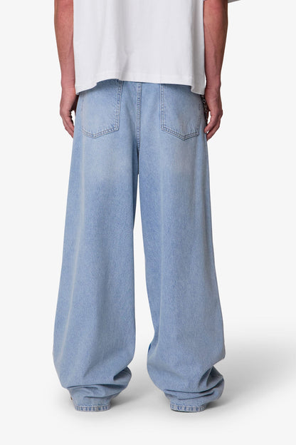 Baggy Washed Rave Denim - Washed Blue