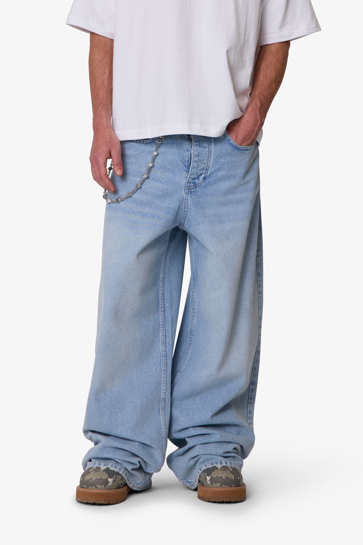 Baggy Washed Rave Denim - Washed Blue