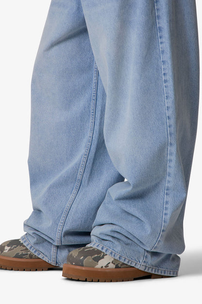 Baggy Washed Rave Denim - Washed Blue