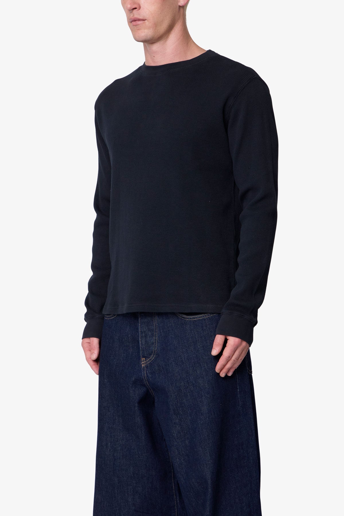 Basic Thermal L/S Tee - Black