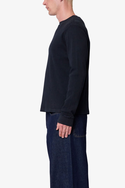 Basic Thermal L/S Tee - Black
