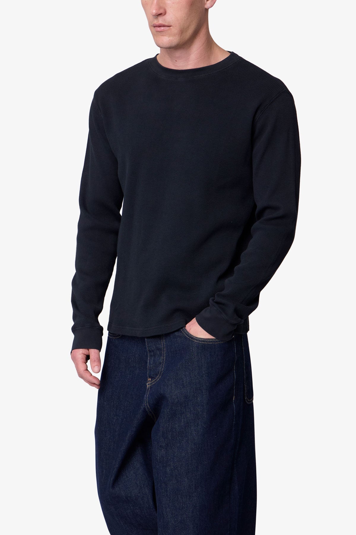 Basic Thermal L/S Tee - Black