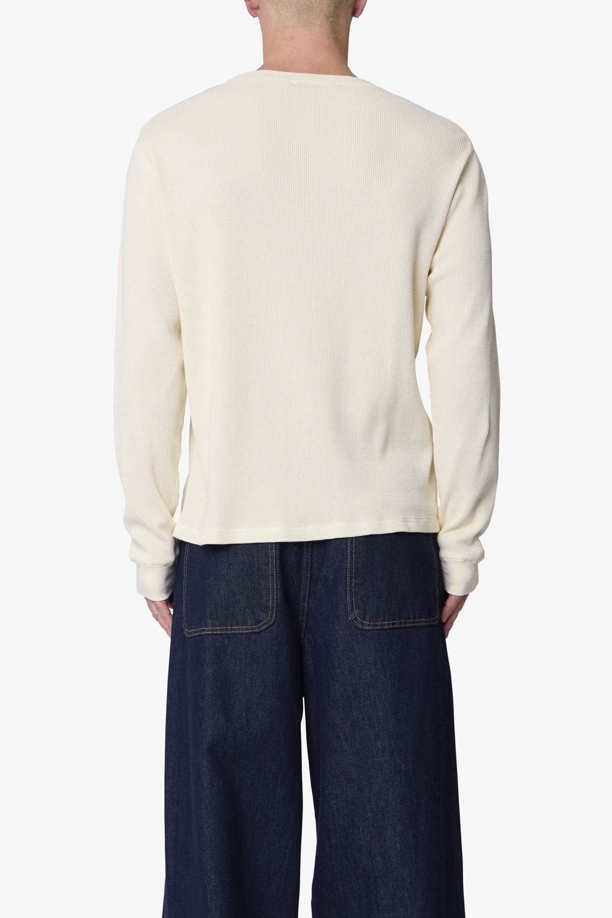 Basic Thermal L/S Tee - Off White