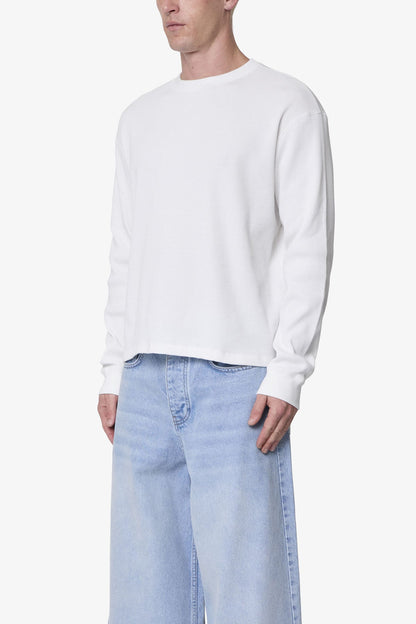 Basic Thermal L/S Tee - White
