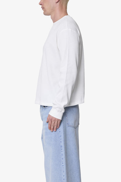 Basic Thermal L/S Tee - White