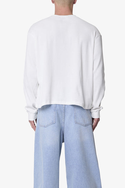 Basic Thermal L/S Tee - White