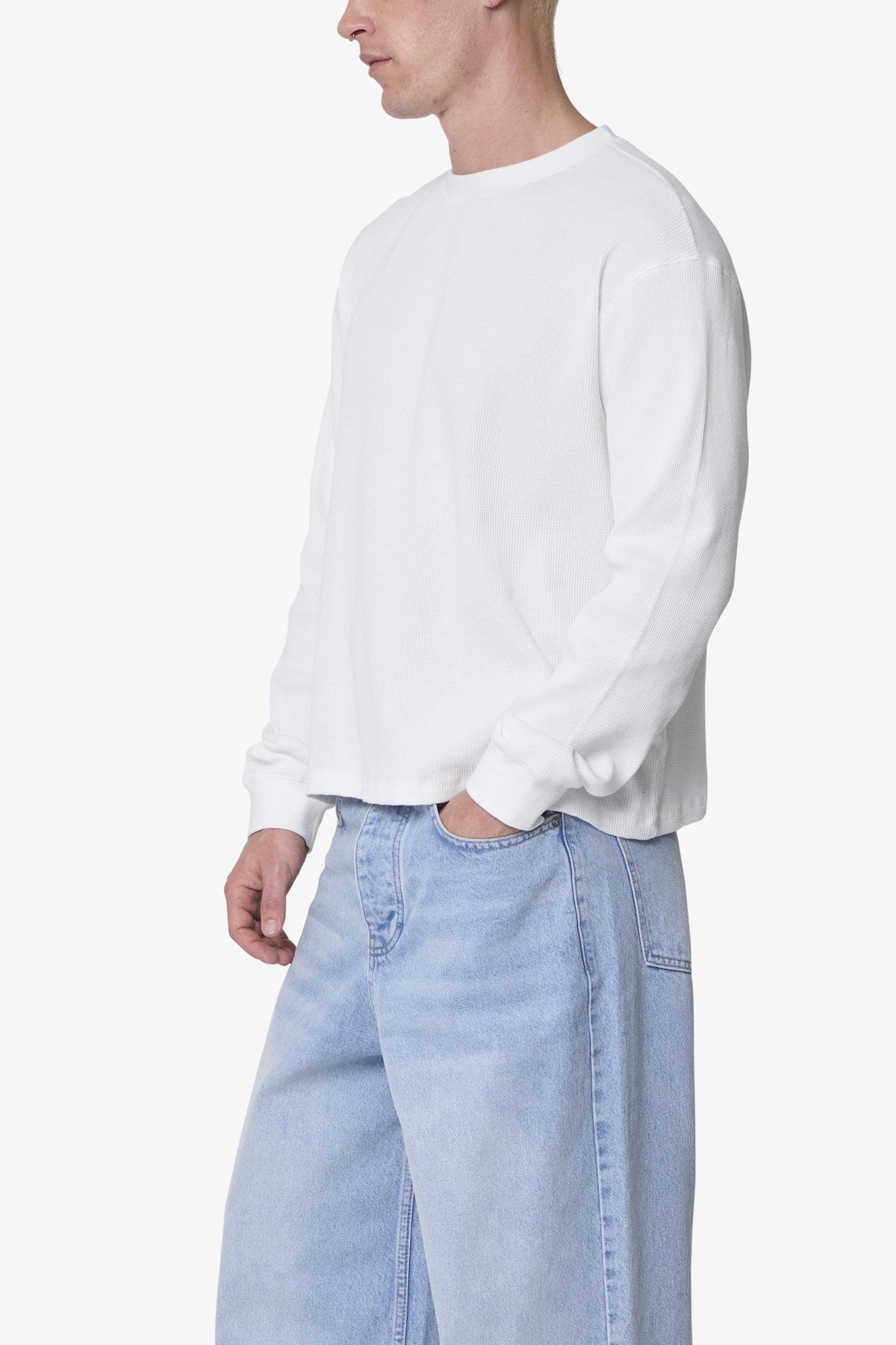 Basic Thermal L/S Tee - White