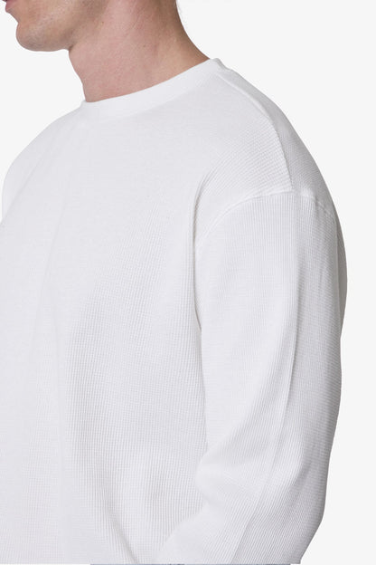 Basic Thermal L/S Tee - White