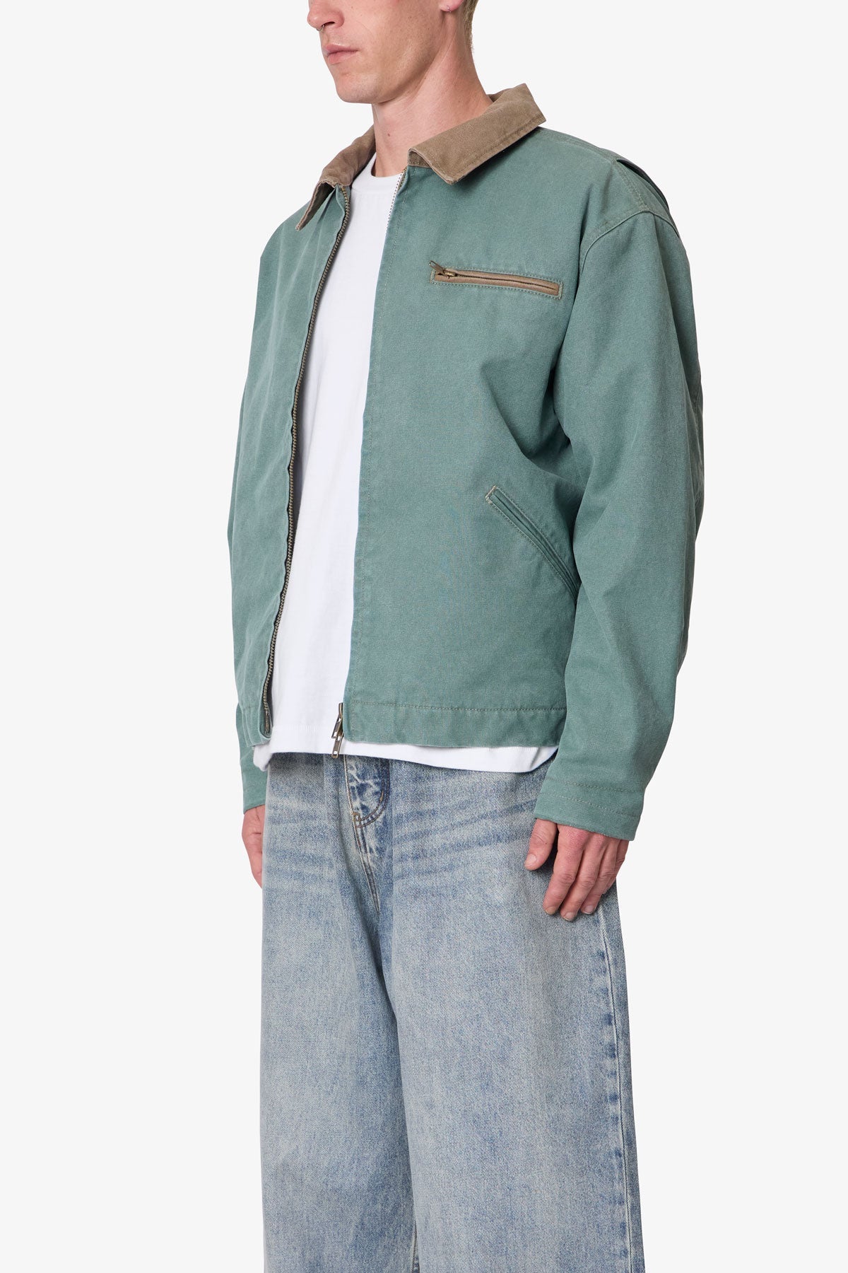 Blanket Lined Work Jacket - Green