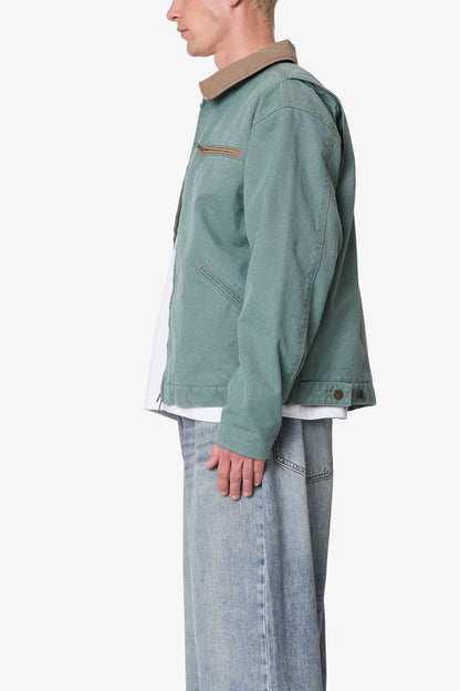 Blanket Lined Work Jacket - Green