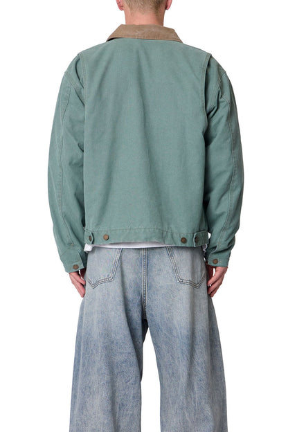 Blanket Lined Work Jacket - Green