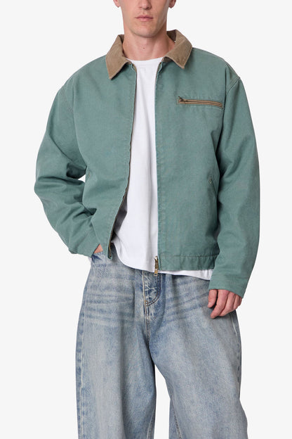 Blanket Lined Work Jacket - Green