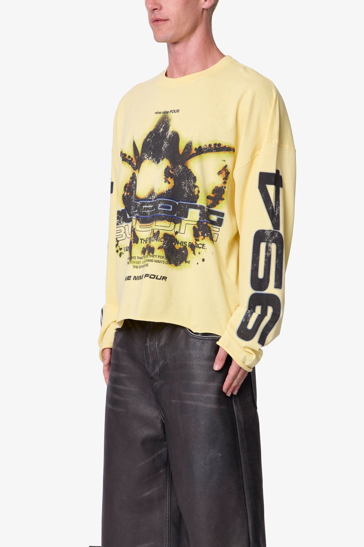 Bleeding L/S Tee - Yellow