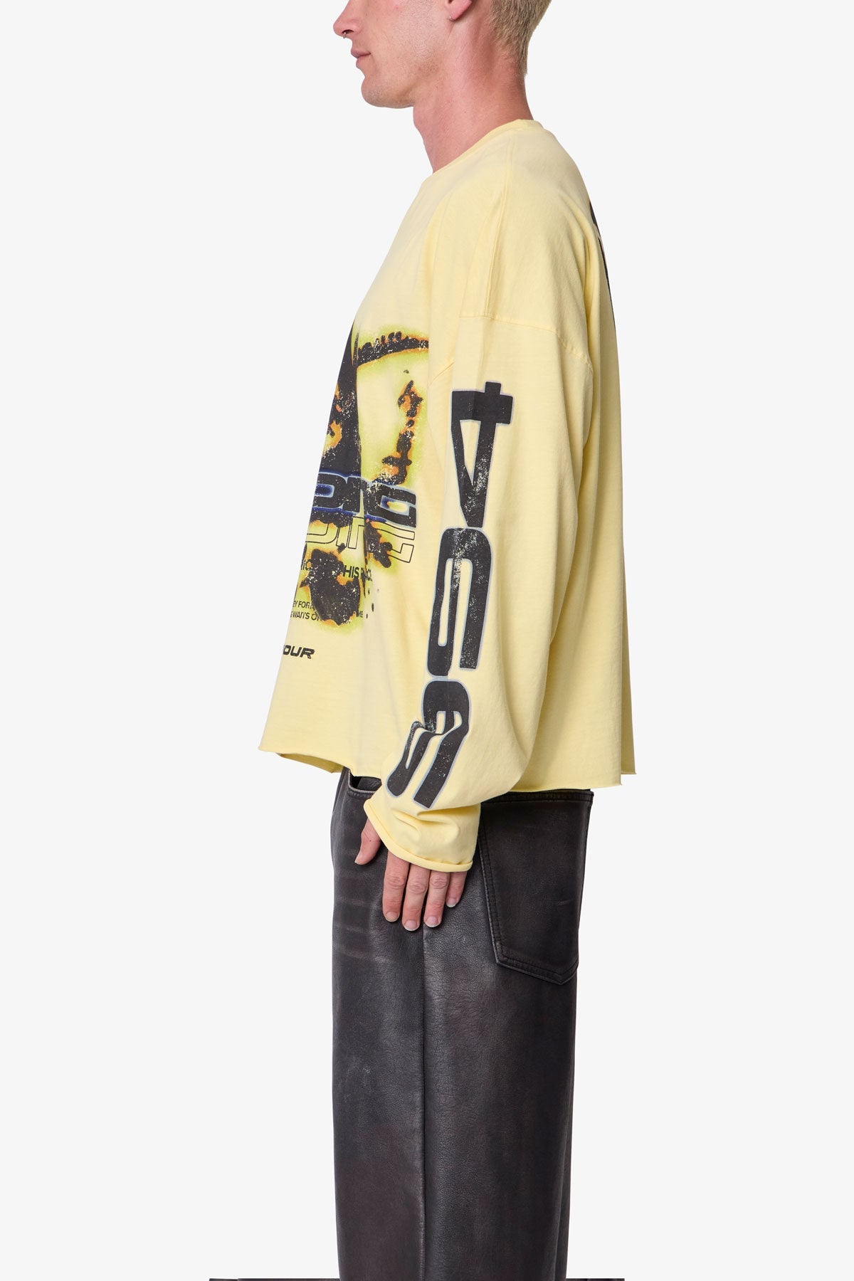 Bleeding L/S Tee - Yellow