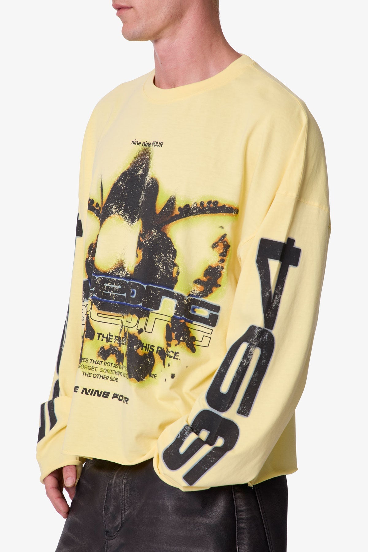 Bleeding L/S Tee - Yellow