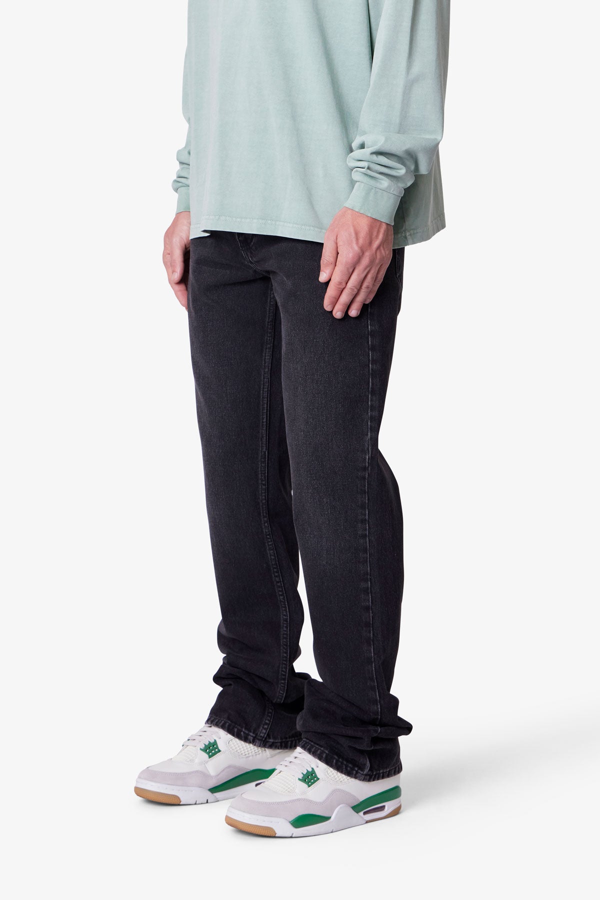 Bootcut Denim - Stone Wash Black