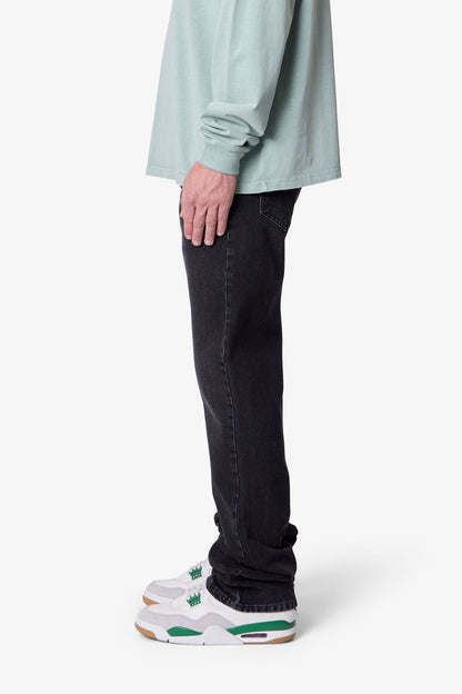 Bootcut Denim - Stone Wash Black