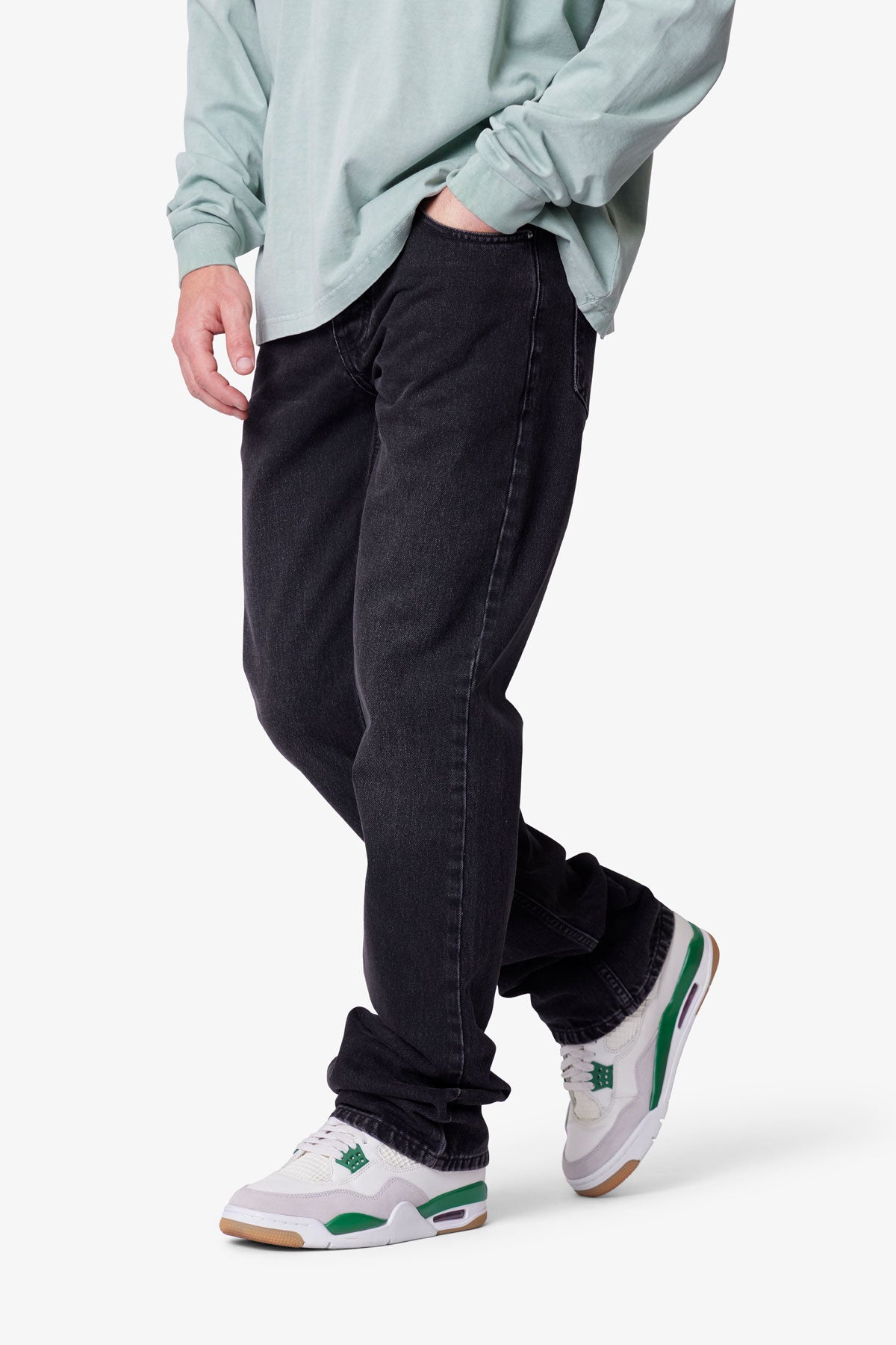 Bootcut Denim - Stone Wash Black