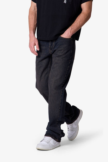 Bootcut Denim - Washed Brown