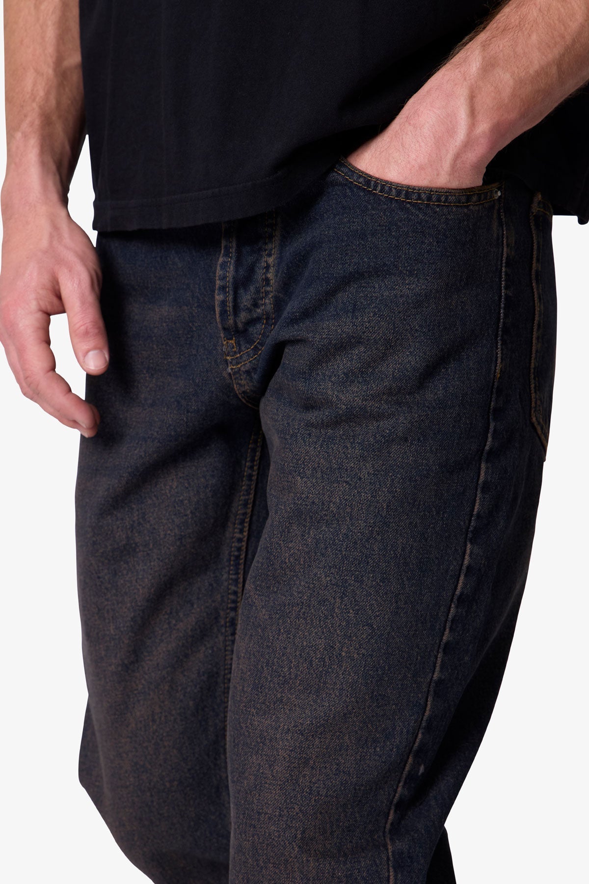 Bootcut Denim - Washed Brown
