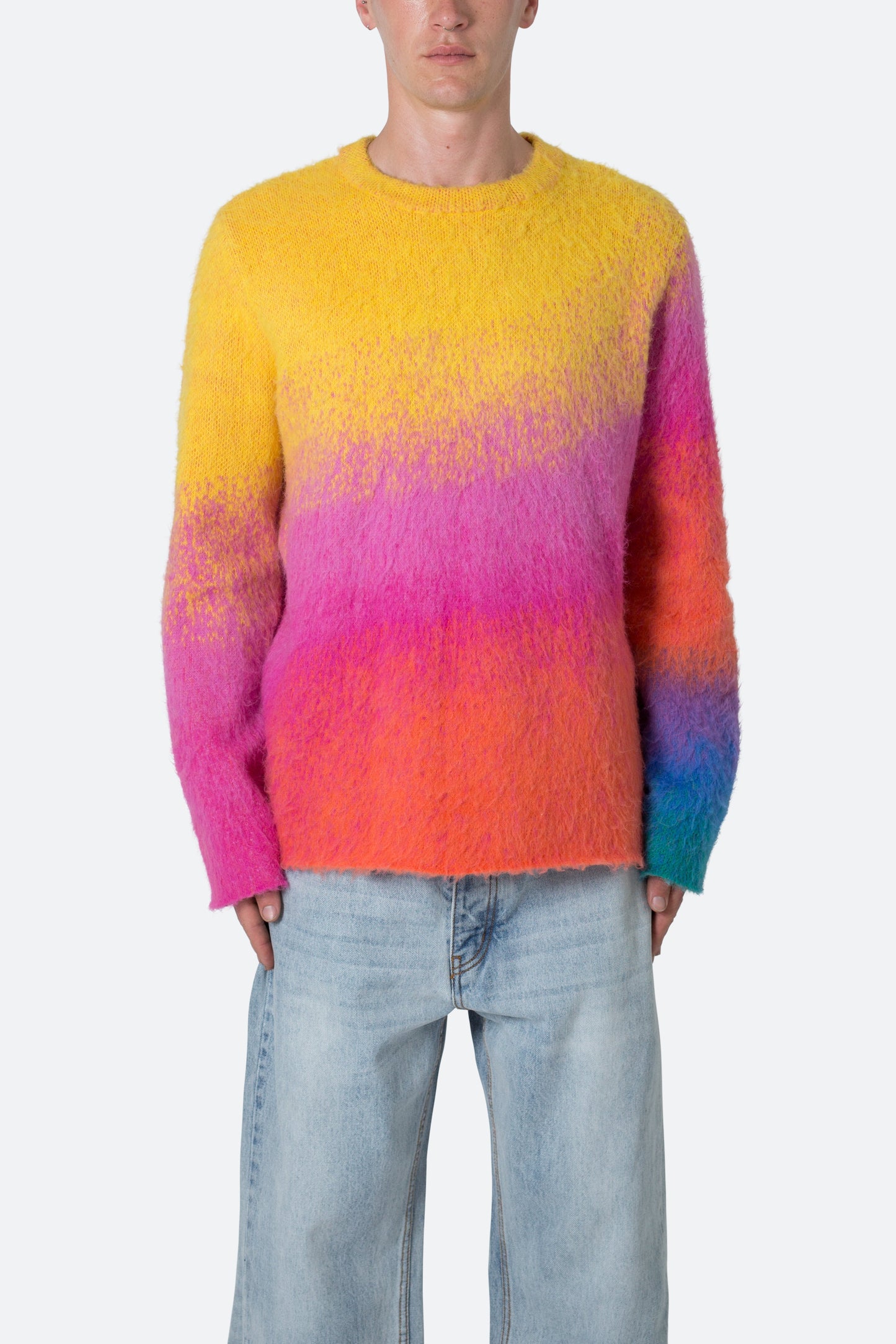 Brushed Gradient Sweater - Multi