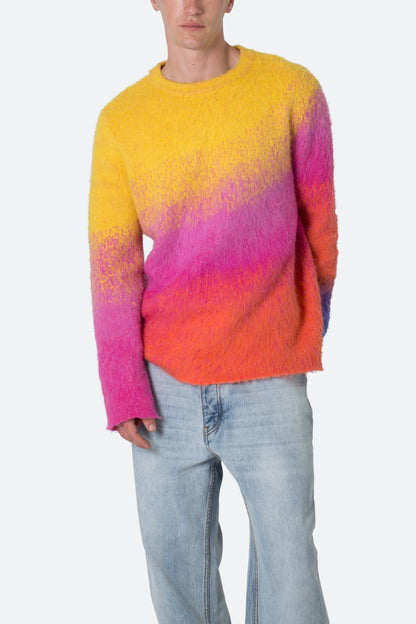 Brushed Gradient Sweater - Multi
