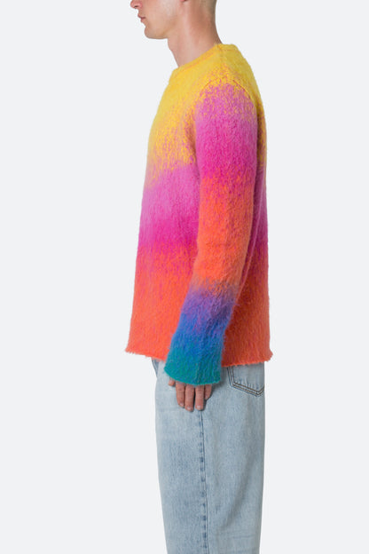 Brushed Gradient Sweater - Multi
