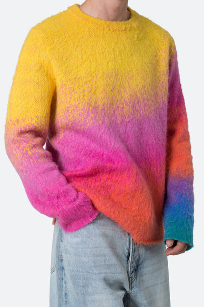 Brushed Gradient Sweater - Multi