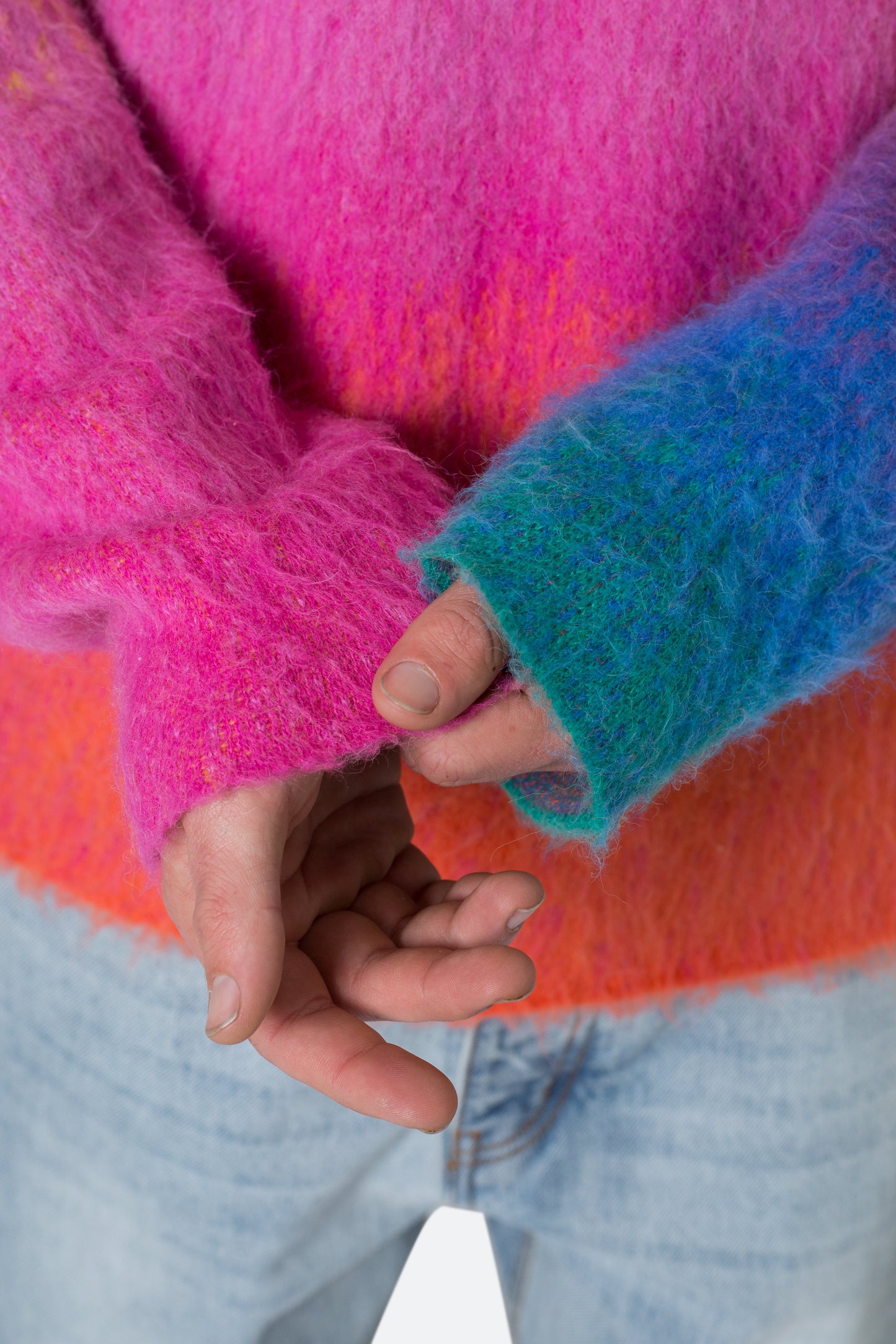 Brushed Gradient Sweater - Multi