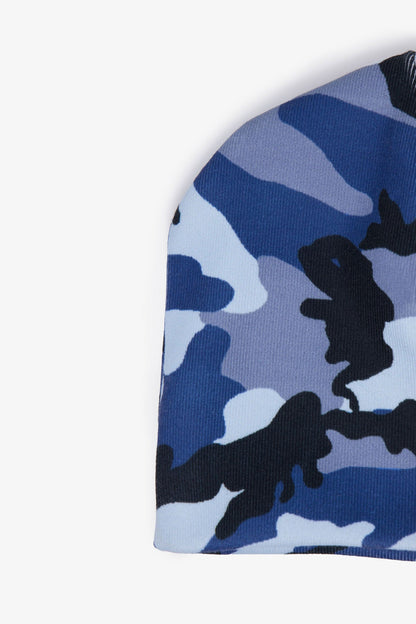 Camo Beanie - Blue