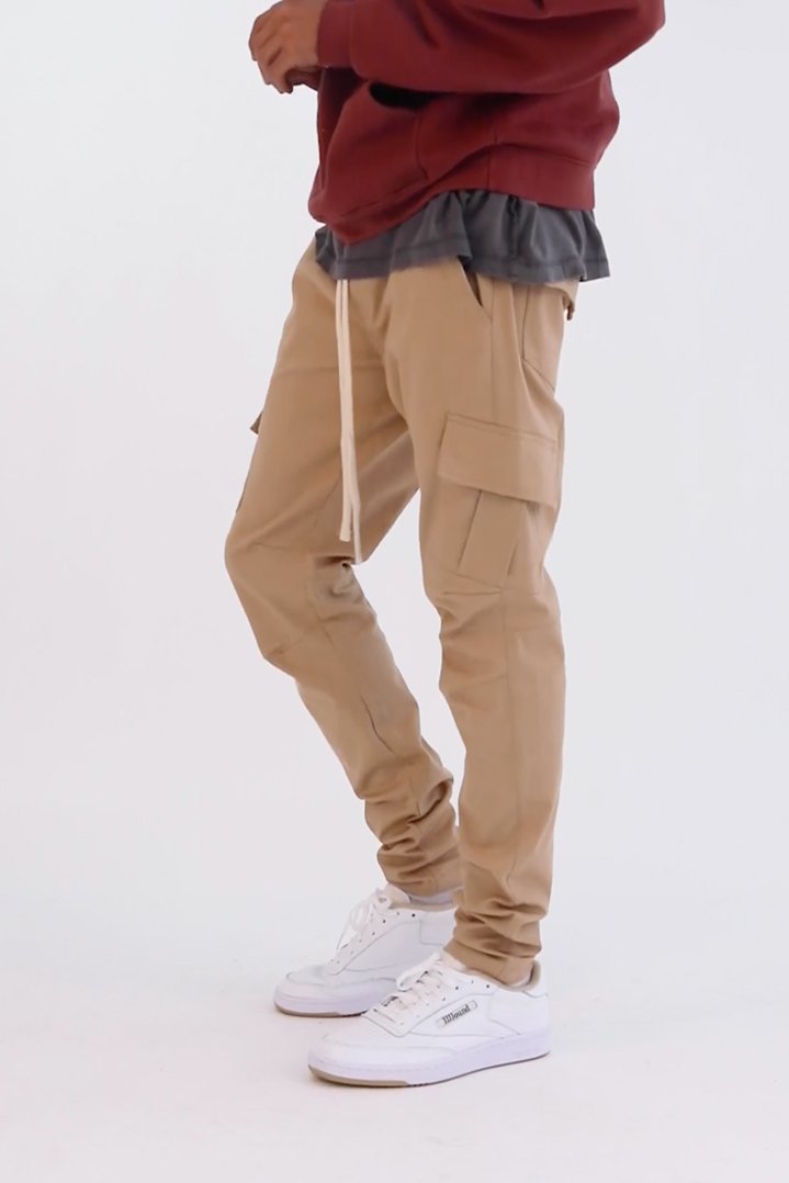 Cargo Drawcord II Pants - Khaki