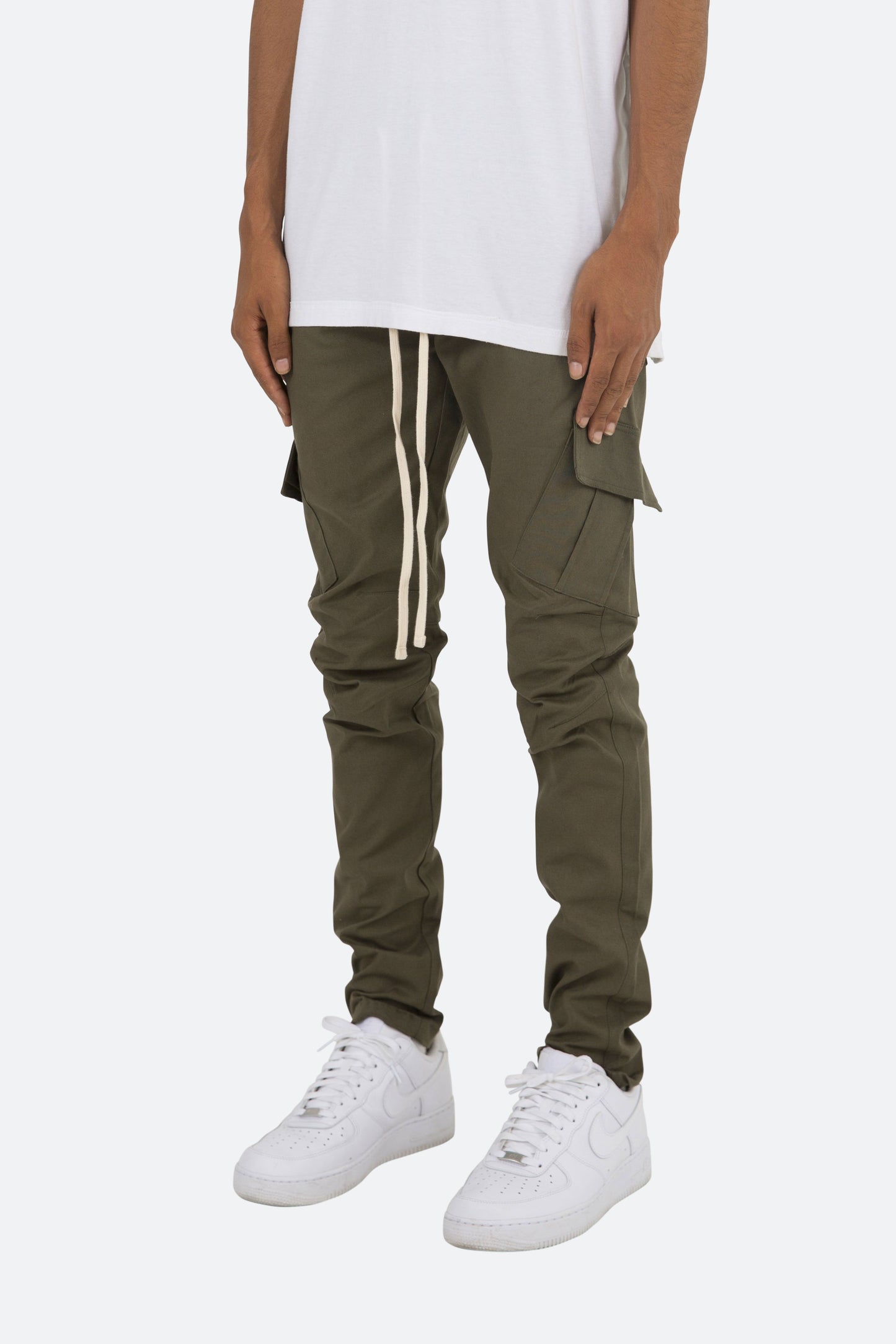 Cargo Drawcord II Pants - Olive