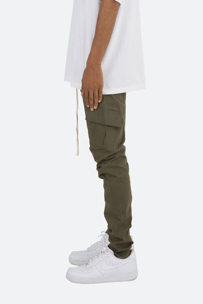 Cargo Drawcord II Pants - Olive