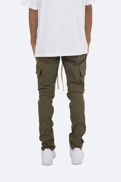 Cargo Drawcord II Pants - Olive