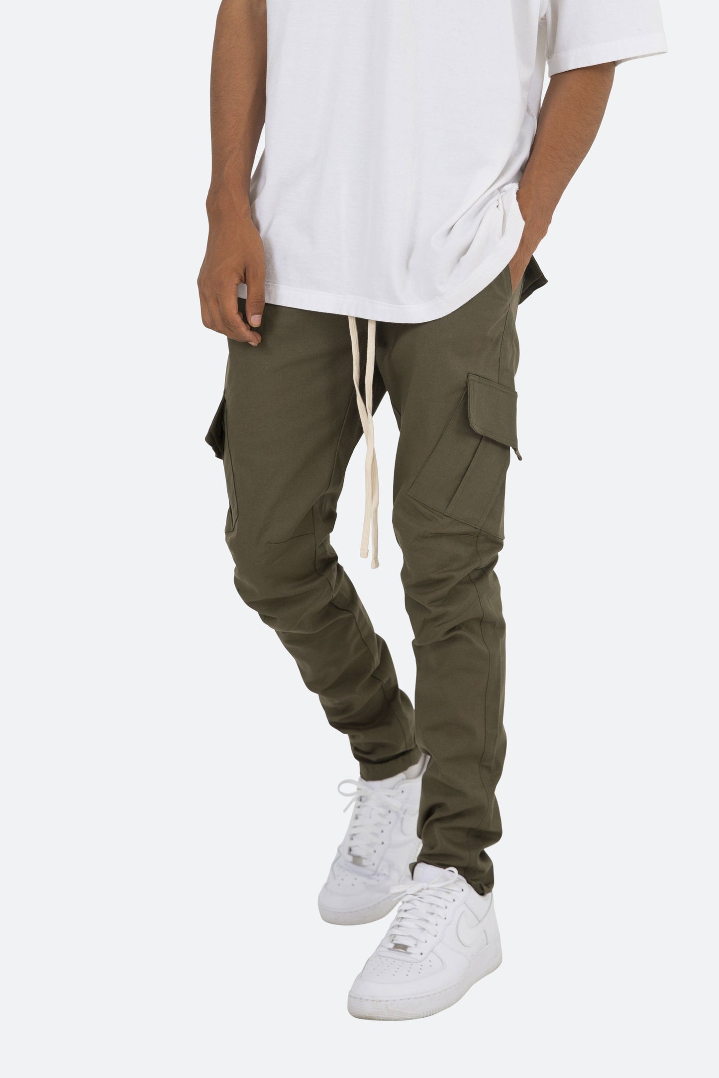 Cargo Drawcord II Pants - Olive