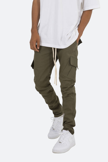 Cargo Drawcord II Pants - Olive
