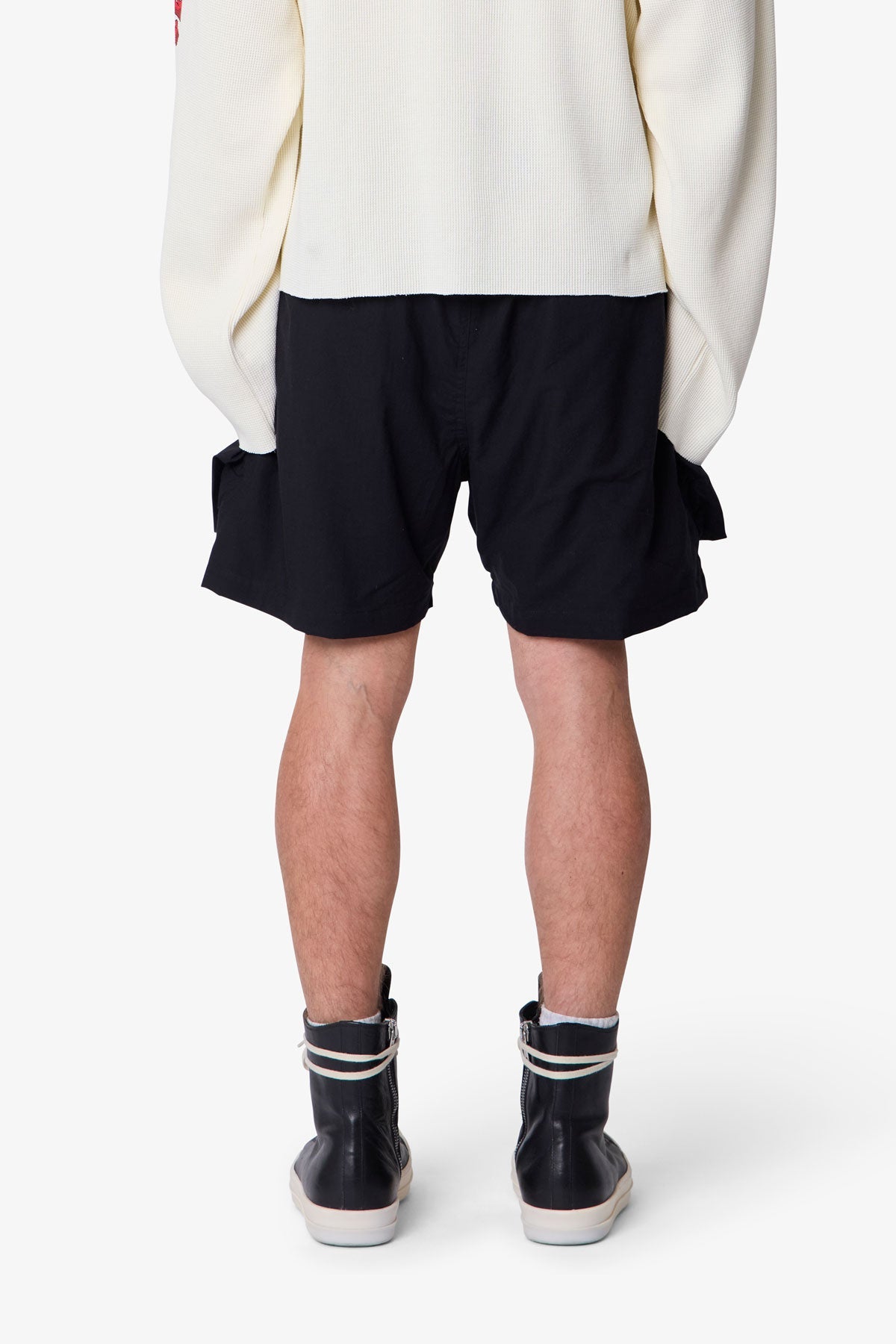 Cargo Mud Shorts - Black