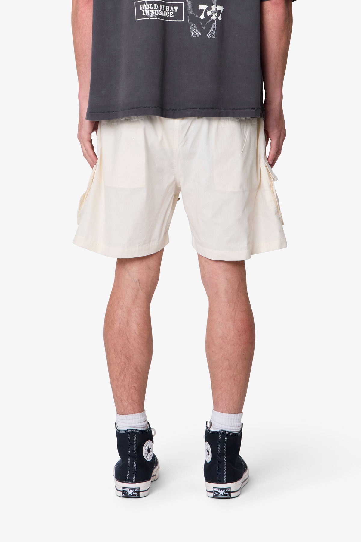 Cargo Mud Shorts - Off White
