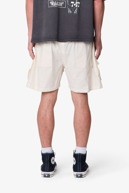 Cargo Mud Shorts - Off White