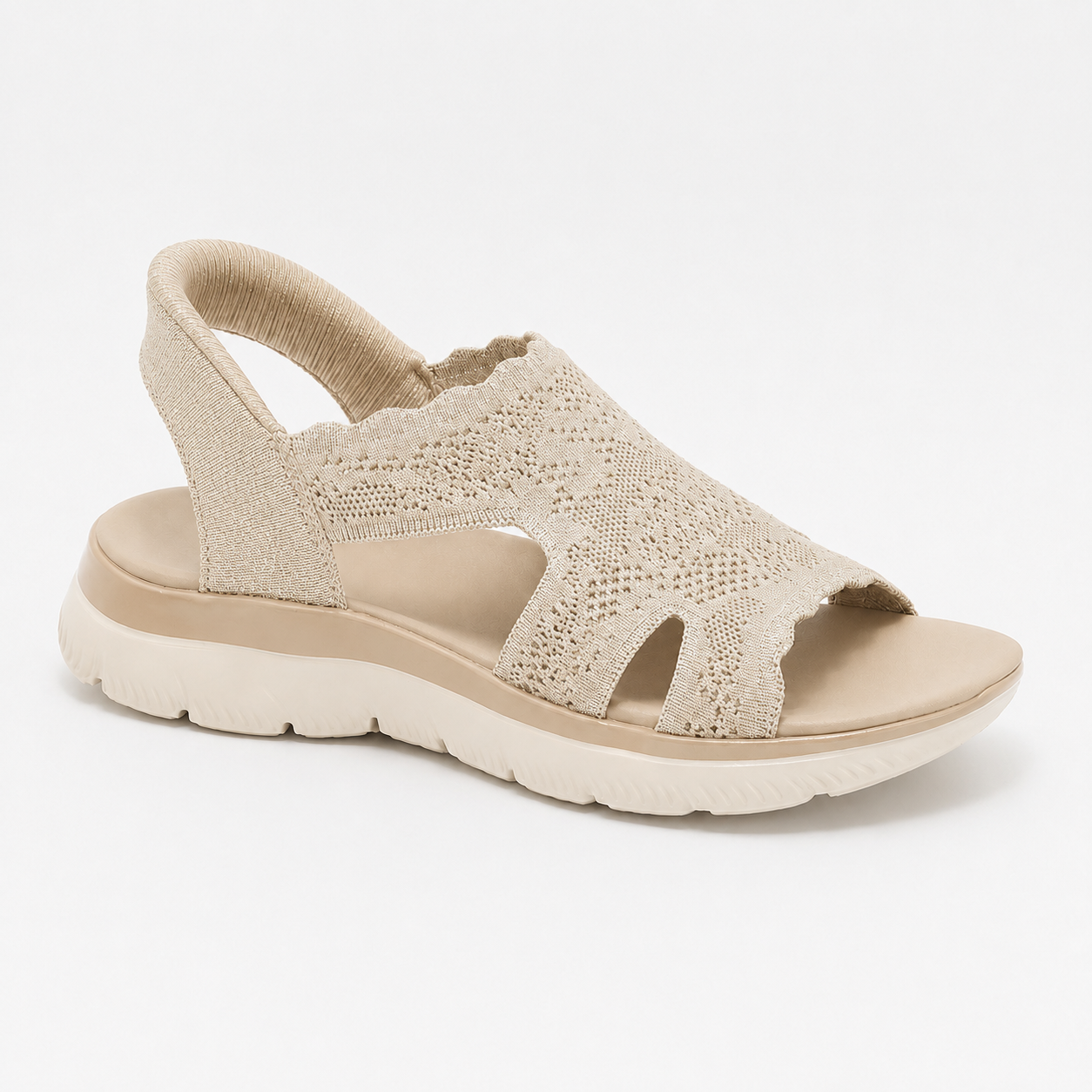 Lightweight Crochet Knit Sandals Designed for All-Day Comfort