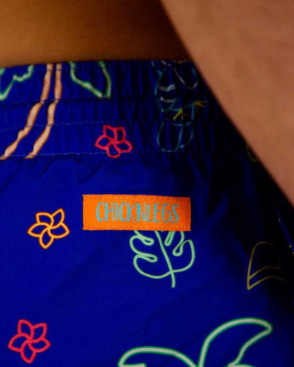 Men's Neon Palms Swim Trunks