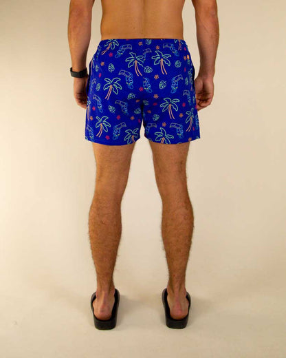 Men's Neon Palms Swim Trunks
