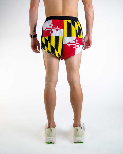Men's Maryland Flag 2" DS Split Shorts