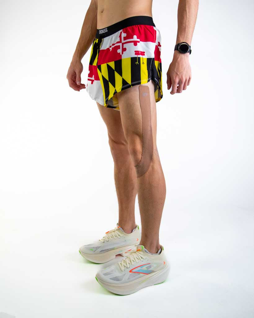 Men's Maryland Flag 2" DS Split Shorts