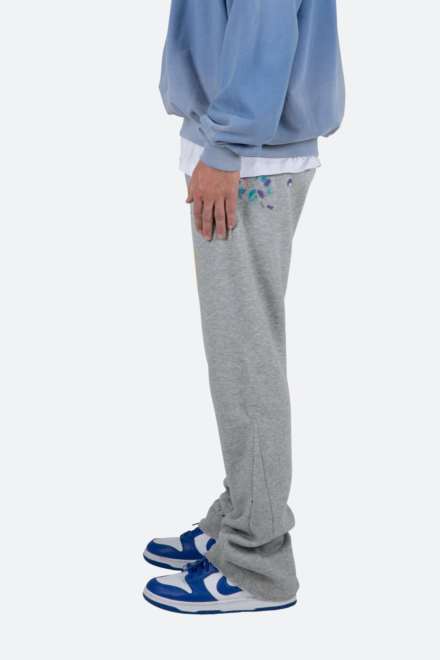 Contrast Bootcut II Sweatpants - Grey